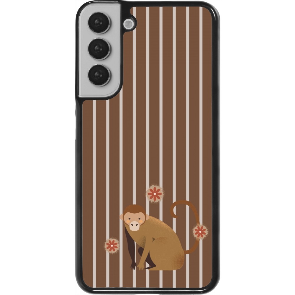 Coque Samsung Galaxy S22+ - Monkey with stripes