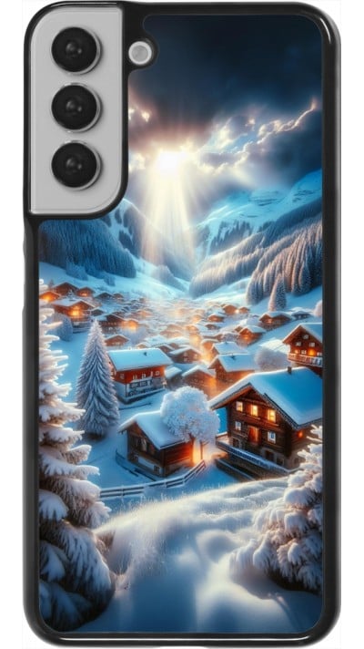 Coque Samsung Galaxy S22+ - Mont Neige Lumière