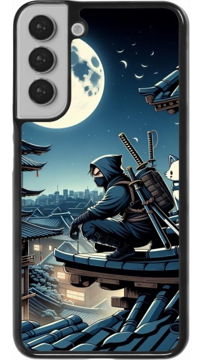 Coque Samsung Galaxy S22+ - Ninja sous la lune