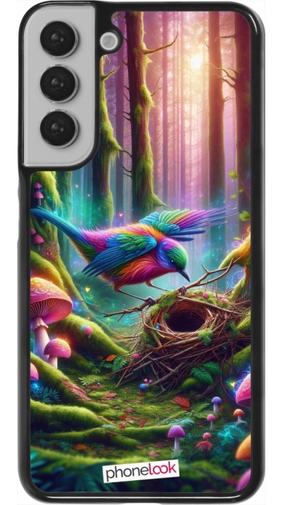 Coque Samsung Galaxy S22+ - Oiseau Nid Forêt