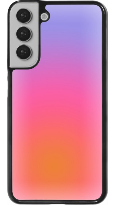 Coque Samsung Galaxy S22+ - Orange Pink Blue Gradient