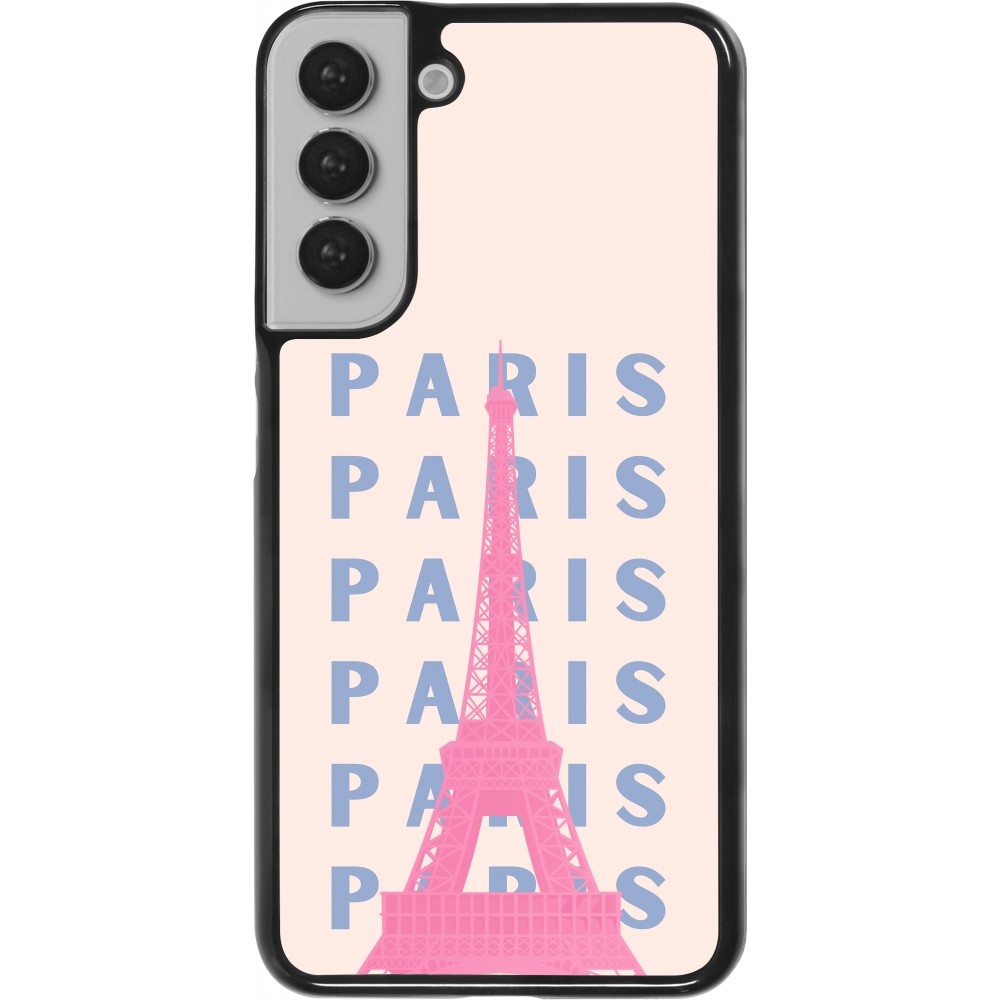 Samsung Galaxy S22+ Case Hülle - Paris Pink Print