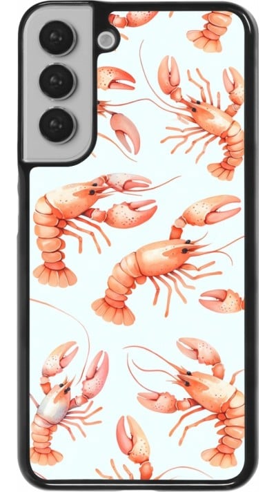 Coque Samsung Galaxy S22+ - Pattern de homards pastels