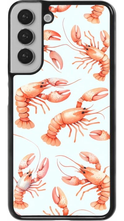 Coque Samsung Galaxy S22+ - Pattern de homards pastels