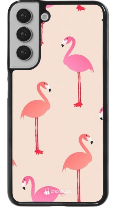 Coque Samsung Galaxy S22+ - Pink Flamingos Pattern