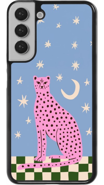Samsung Galaxy S22+ Case Hülle - Pink leopard with stars 2026