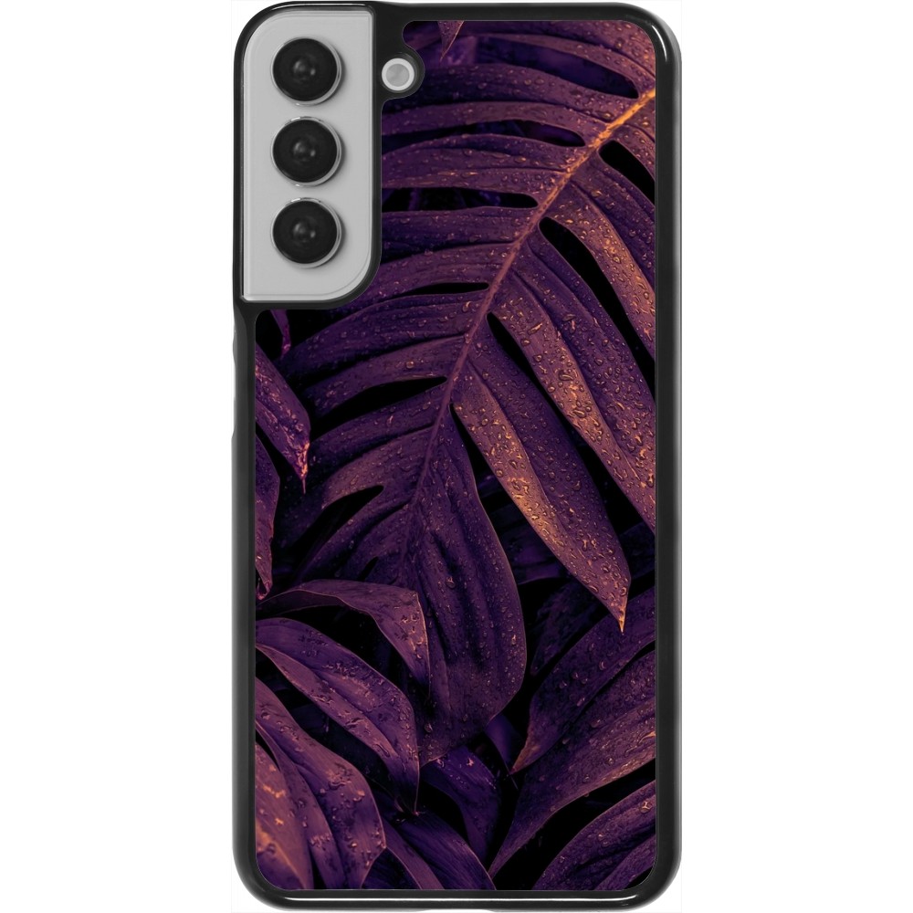 Coque Samsung Galaxy S22+ - Purple Light Leaves
