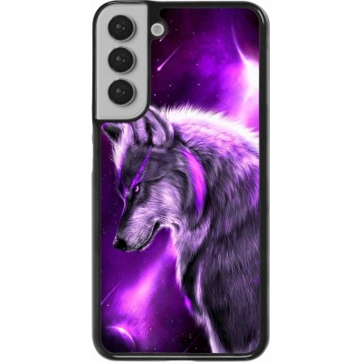Hülle Samsung Galaxy S22+ - Purple Sky Wolf