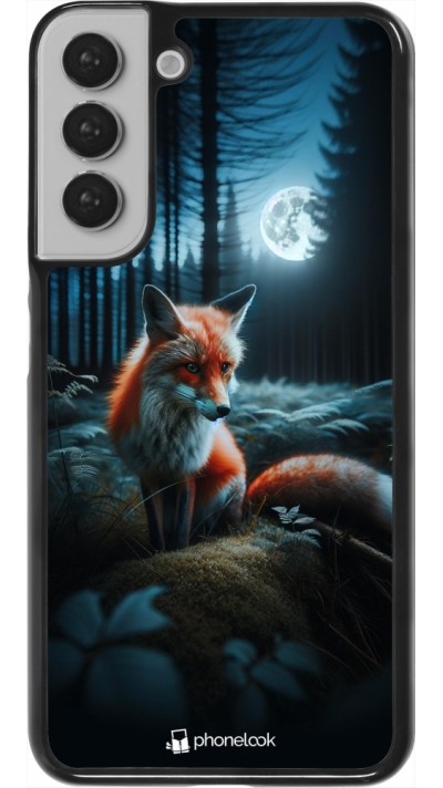 Coque Samsung Galaxy S22+ - Renard lune forêt