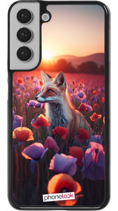 Coque Samsung Galaxy S22+ - Renard pourpre au crépuscule