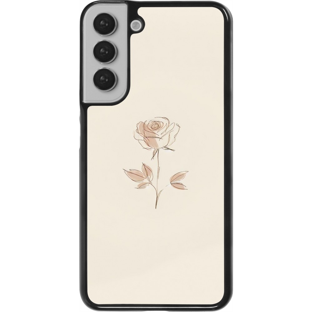 Coque Samsung Galaxy S22+ - Sable Rose Minimaliste