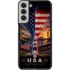Coque Samsung Galaxy S22+ - Football États-Unis splash 2026