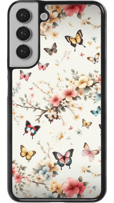 Samsung Galaxy S22+ Case Hülle - Frühling 25 Leichte Schmetterlinge