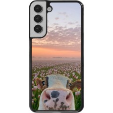 Coque Samsung Galaxy S22+ - Cow with tulips 2026