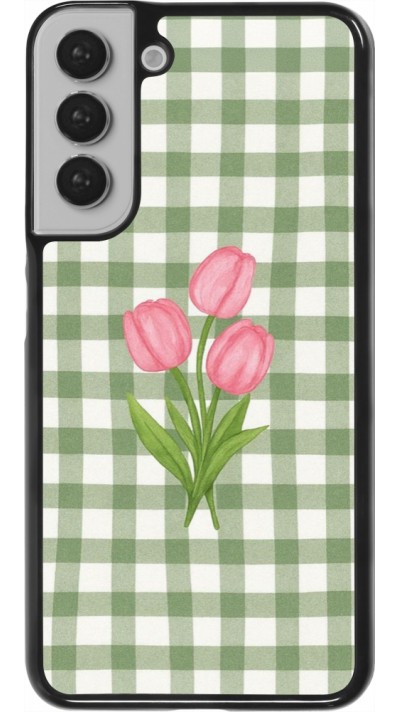 Coque Samsung Galaxy S22+ - Green vichy tulips 2026
