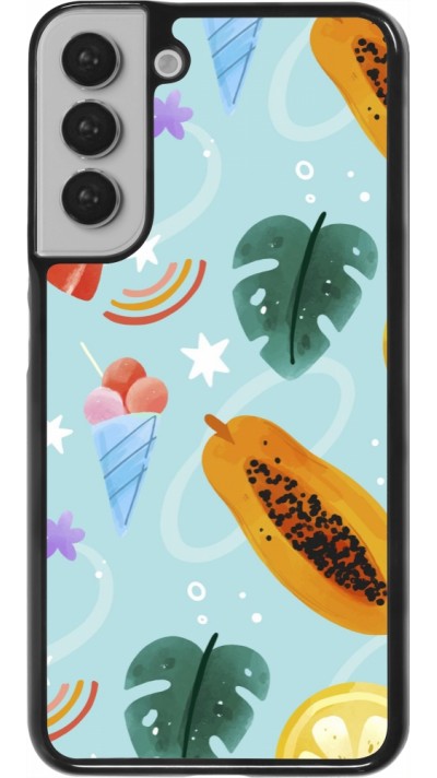 Coque Samsung Galaxy S22+ - Summer 2025 Pattern papaya