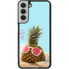 Coque Samsung Galaxy S22+ - Pineapple with glasses Summer 2026