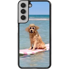 Coque Samsung Galaxy S22+ - Summer Dog on Paddle