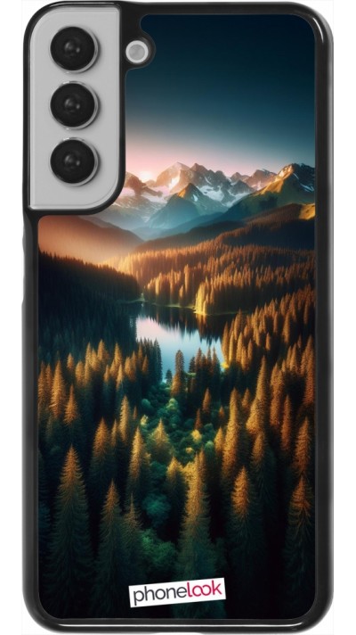 Coque Samsung Galaxy S22+ - Sunset Forest Lake