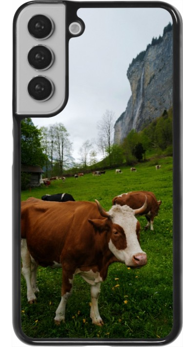 Samsung Galaxy S22+ Case Hülle -  Nationalfeiertag Schweiz Kühe