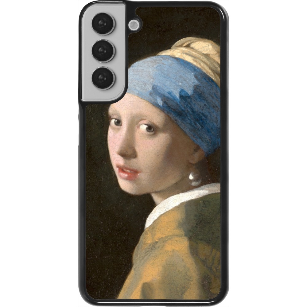 Coque Samsung Galaxy S22+ - Tableau art - La Jeune fille à la perle - Johannes Vermeer