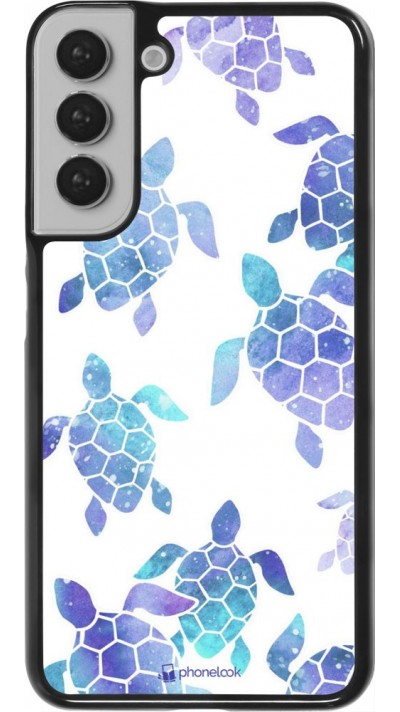 Hülle Samsung Galaxy S22+ - Turtles pattern watercolor