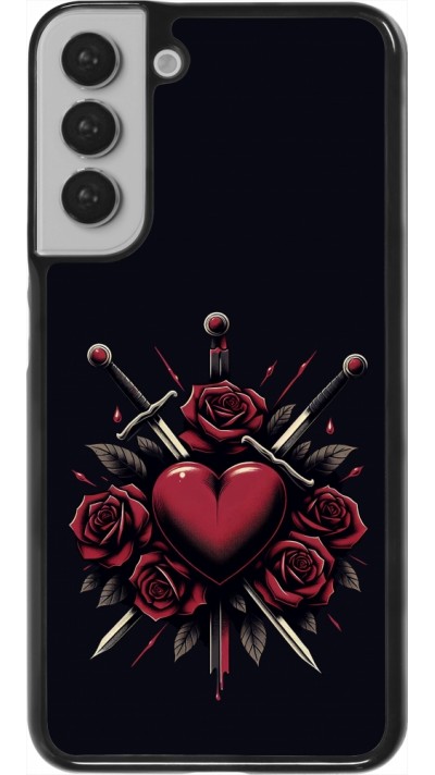 Samsung Galaxy S22+ Case Hülle - Valentine 2024 gothic love