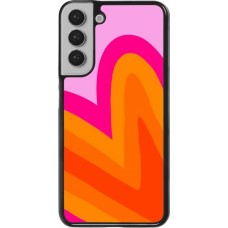 Coque Samsung Galaxy S22+ - Valentine 2024 heart gradient