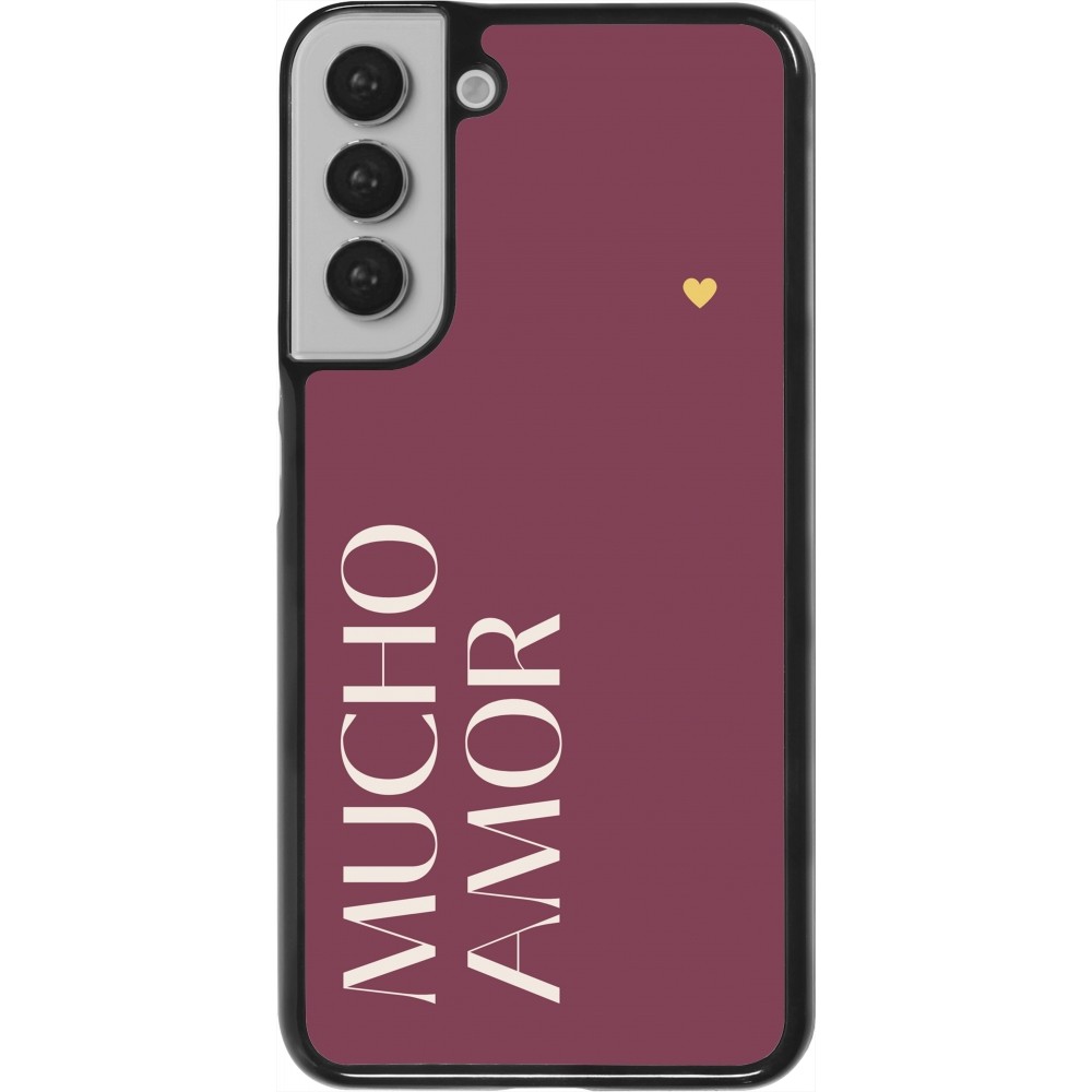 Coque Samsung Galaxy S22+ - Valentine 2024 mucho amor rosado