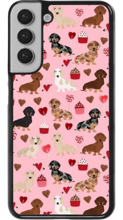 Coque Samsung Galaxy S22+ - Valentine 2024 puppy love