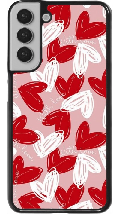 Coque Samsung Galaxy S22+ - Valentine 2024 with love heart
