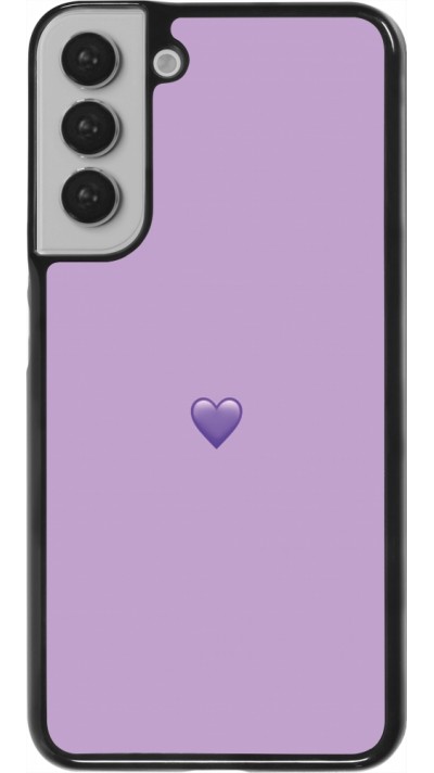 Coque Samsung Galaxy S22+ - Valentine 2023 purpule single heart