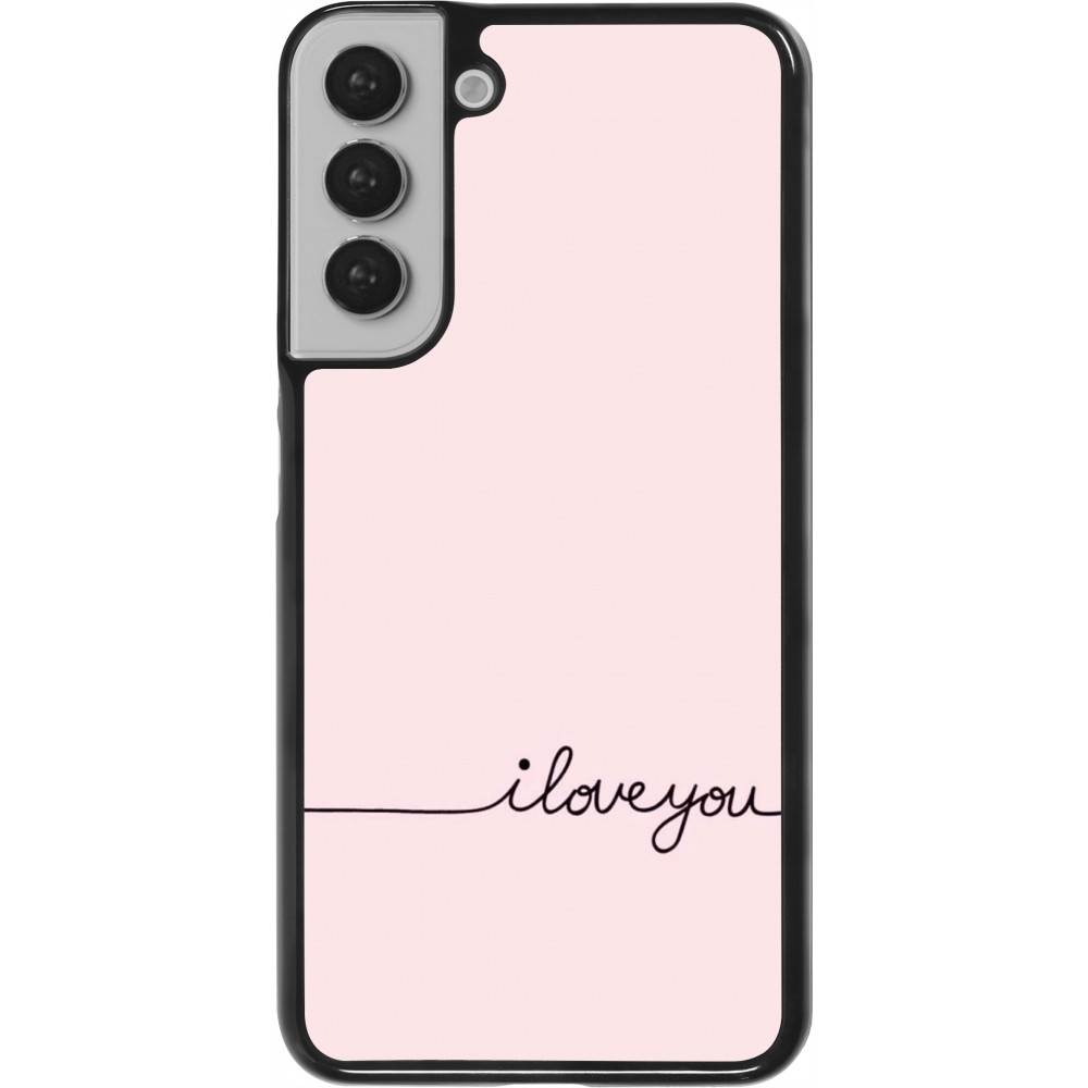 Samsung Galaxy S22+ Case Hülle - Valentine 2023 i love you writing