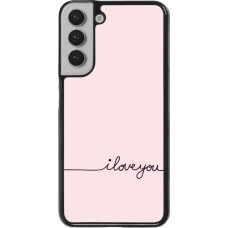Samsung Galaxy S22+ Case Hülle - Valentine 2023 i love you writing