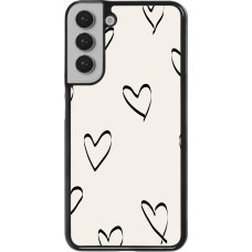 Samsung Galaxy S22+ Case Hülle - Valentine 2023 minimalist hearts