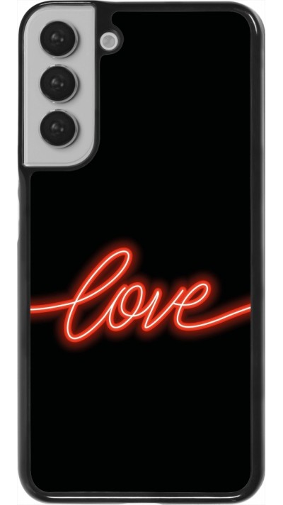 Coque Samsung Galaxy S22+ - Valentine 2023 neon love