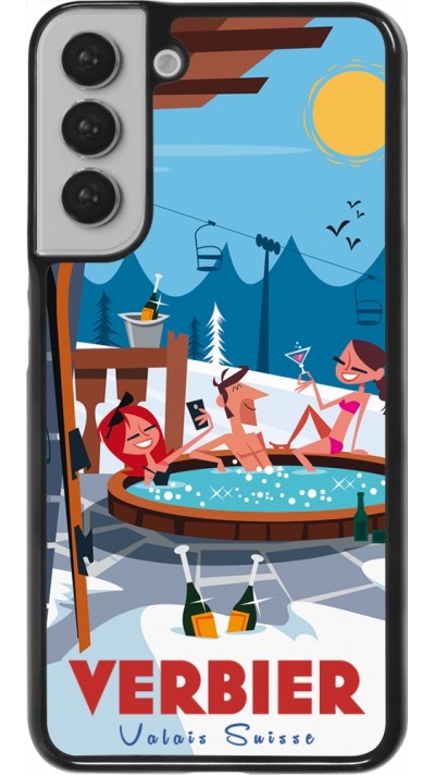 Samsung Galaxy S22+ Case Hülle - Verbier Mountain Jacuzzi