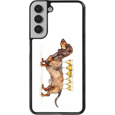 Samsung Galaxy S22+ Case Hülle - Wine Teckel