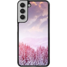 Coque Samsung Galaxy S22+ - Winter 22 Pink Forest