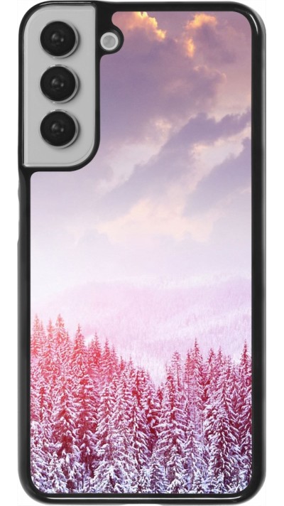 Coque Samsung Galaxy S22+ - Winter 22 Pink Forest
