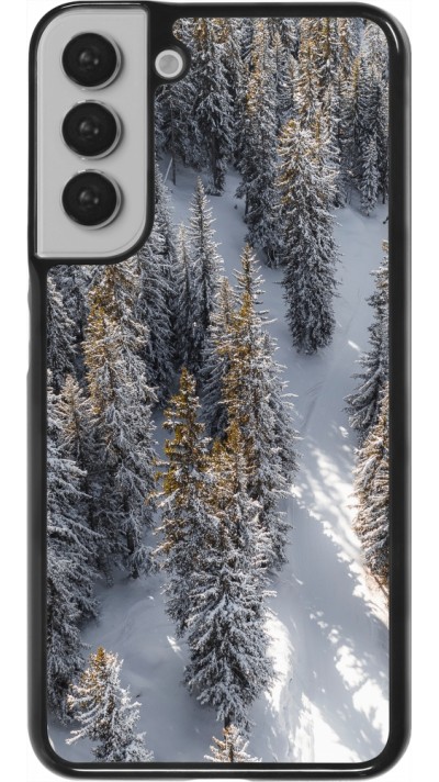 Coque Samsung Galaxy S22+ - Winter 22 snowy forest