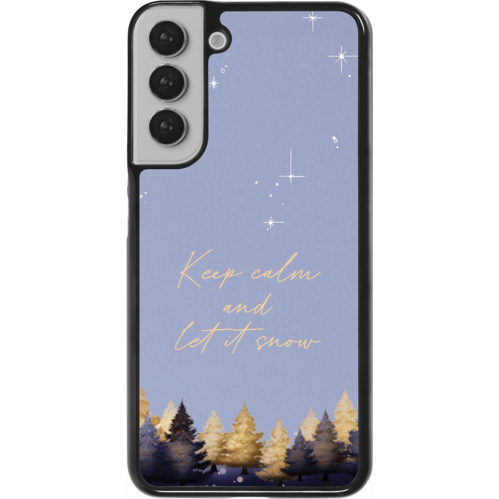 Coque Samsung Galaxy S22+ - Winter 25 Winter illustration of trees