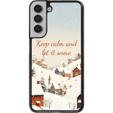 Coque Samsung Galaxy S22+ - Winter 25 Winter Keep calm and let it snow