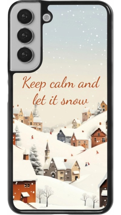 Coque Samsung Galaxy S22+ - Winter 25 Winter Keep calm and let it snow