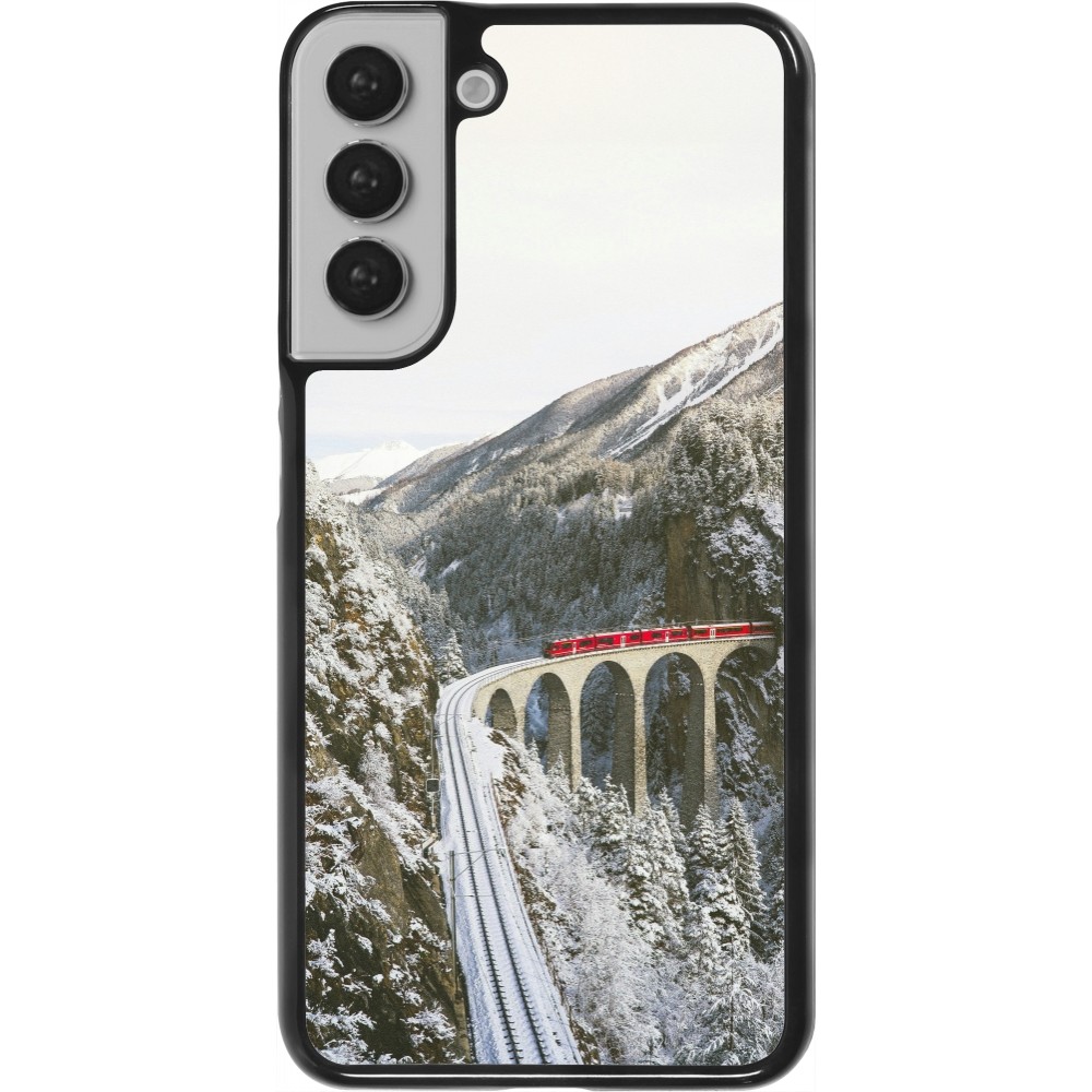 Coque Samsung Galaxy S22+ - Winter 25 Winter polar express
