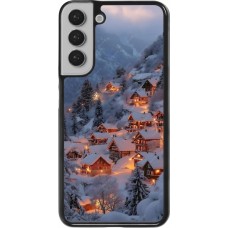 Coque Samsung Galaxy S22+ - Winter 25 Winter snowy village