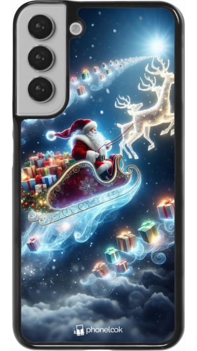 Coque Samsung Galaxy S22+ - Noël 2023 Père Noël enchanté