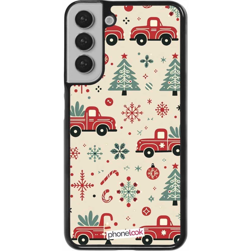 Coque Samsung Galaxy S22+ - Noël 2024 Camion Sapin