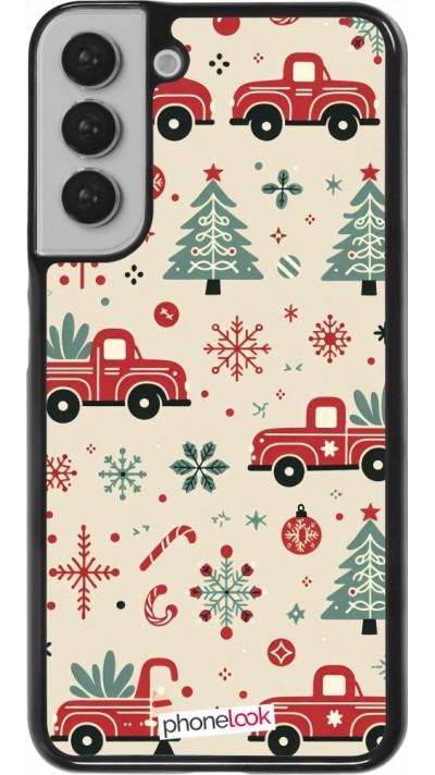 Samsung Galaxy S22+ Case Hülle - Weihnachten 2024 Lkw Tanne