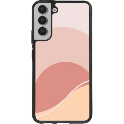Coque Samsung Galaxy S22+ - Silicone rigide noir Autumn 22 abstract sunrise